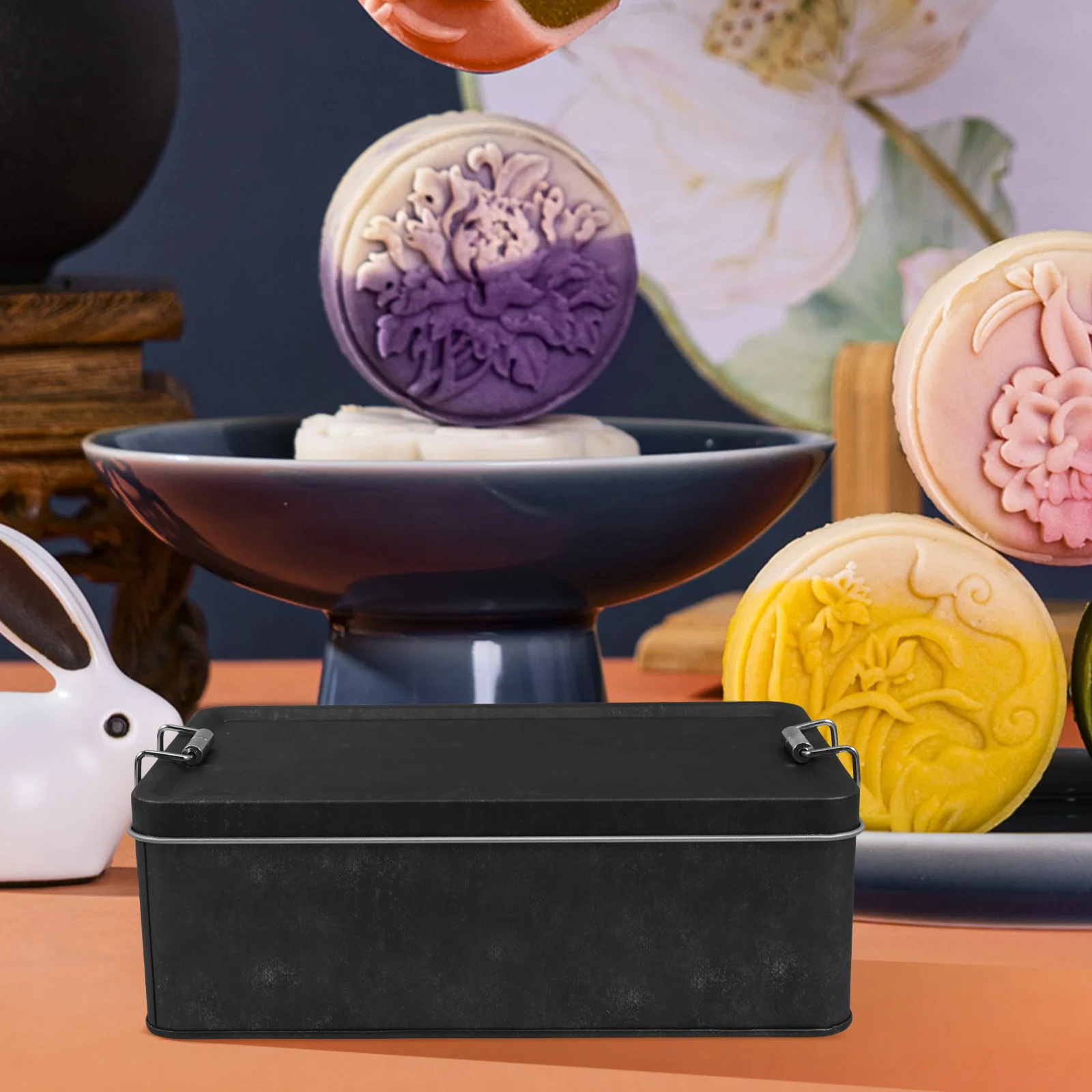 Iron Tin Box Rectangular Metal Storage Container Clasp Freshness Seal For Cookies Candy Biscuits Tea Keepsake Decorative
Iron Tin Box Rectangular Metal Storage Container Clasp Freshness Seal For Cookies Candy Biscuits Tea Keepsake Decorative