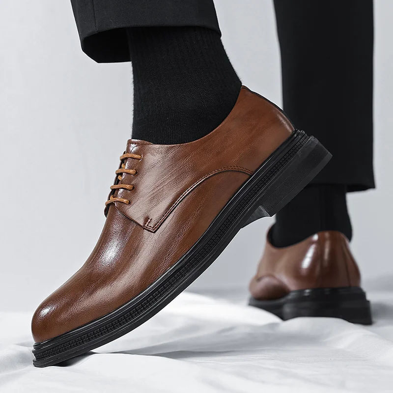 Comfort Mans Office Business Dress Leather Flats Man Leather Wedding Shoes 2023 Mans Outdoor Leather Round Toe Rubber Sole Shoes
Comfort Mans Office Business Dress Leather Flats Man Leather Wedding Shoes 2023 Mans Outdoor Leather Round Toe Rubber Sole Shoes