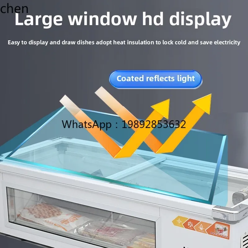 desktop refrigerated display cabinet fresh-keeping and frozen mobile tricycle stall freezer fried skewers barbecue
desktop refrigerated display cabinet fresh-keeping and frozen mobile tricycle stall freezer fried skewers barbecue