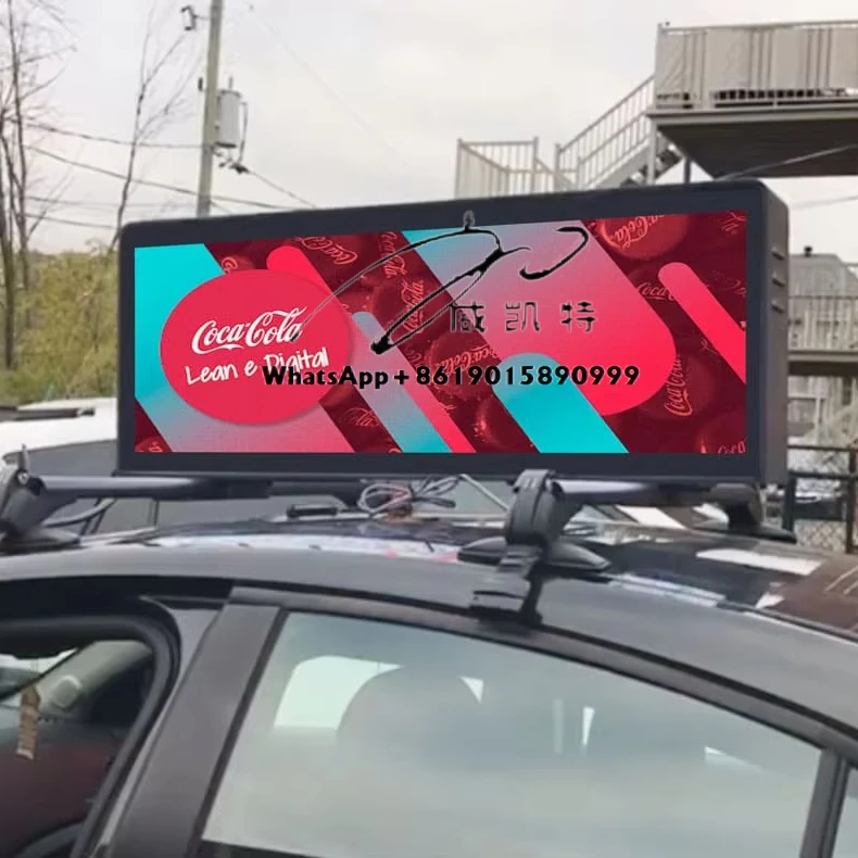 Mobile Taxi LED Advertising Screen Car Promotional Panel Sign Pantalla De Led
Mobile Taxi LED Advertising Screen Car Promotional Panel Sign Pantalla De Led