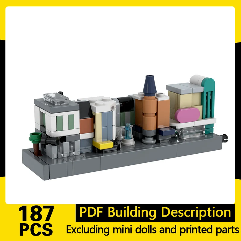 City Street View Model MOC Building Bricks Micro Buildings Part Modular Technology Gifts Holiday Assemble Children Toys Suit
City Street View Model MOC Building Bricks Micro Buildings Part Modular Technology Gifts Holiday Assemble Children Toys Suit