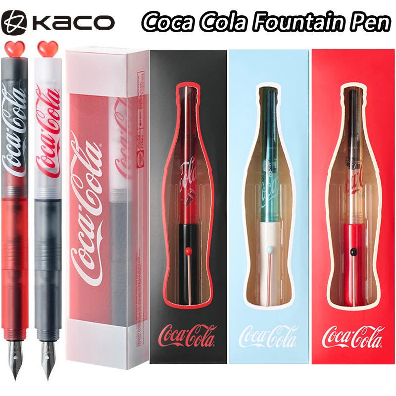 KACO Coca-Cola Beginner Fountain Pen,EF Tip,Ergonomic Grip for School Writing,Anti-Leakage Design,Ideal for Homework&Handwriting
KACO Coca-Cola Beginner Fountain Pen,EF Tip,Ergonomic Grip for School Writing,Anti-Leakage Design,Ideal for Homework&Handwriting
