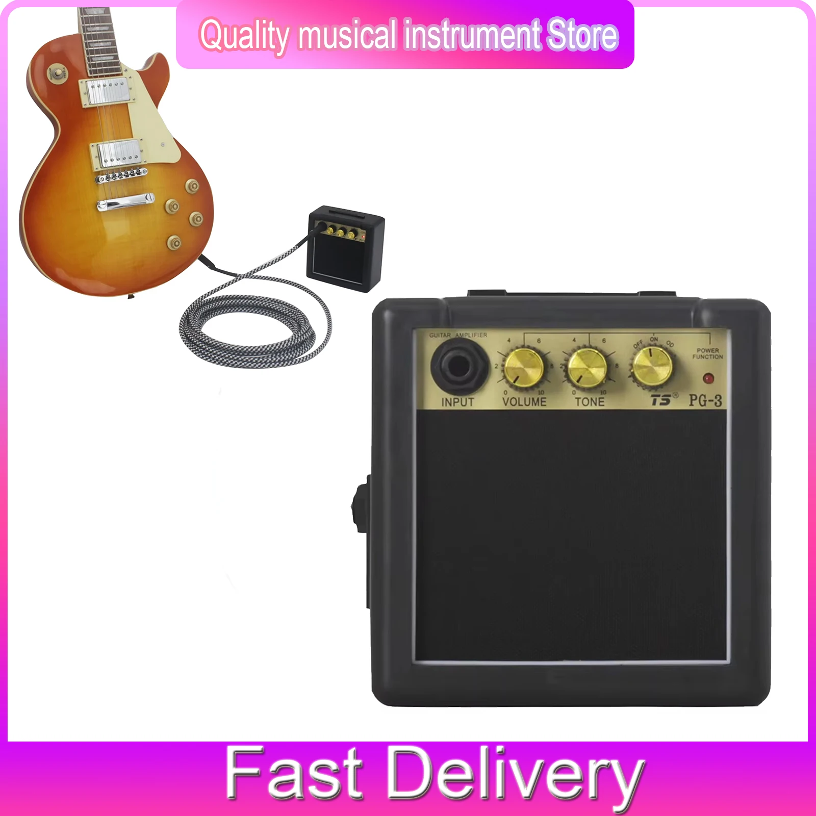 Electric Guitar Amplifier Metallic Material Lossless Sound Quality Portable Speaker Durable High-end Electric Guitar Parts
Electric Guitar Amplifier Metallic Material Lossless Sound Quality Portable Speaker Durable High-end Electric Guitar Parts