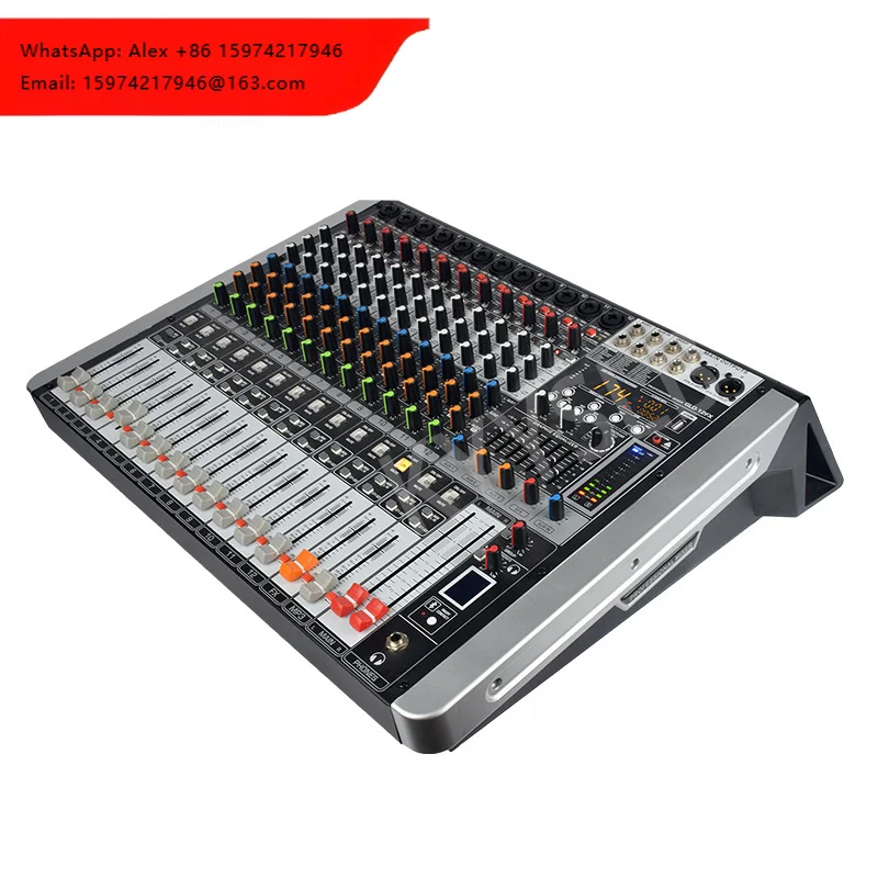12 Channel Amplifier DJ Mixer Controller Wireless Microphone All-in-one Machine Blueteeth Music Audio Sound Cards Mixers
12 Channel Amplifier DJ Mixer Controller Wireless Microphone All-in-one Machine Blueteeth Music Audio Sound Cards Mixers