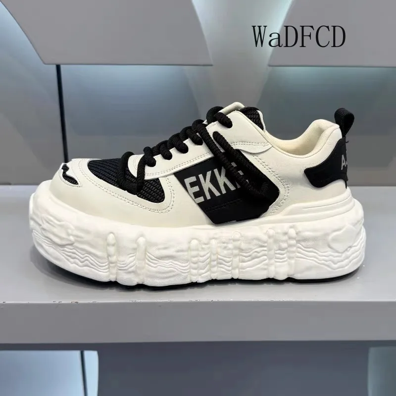 Массивные кроссовки, мужская дизайнерская классическая спортивная обувь, модная повседневная кожаная ткань, дышащая обувь на платформе увеличенной высоты
Массивные кроссовки, мужская дизайнерская классическая спортивная обувь, модная повседневная кожаная ткань, дышащая обувь на платформе увеличенной высоты