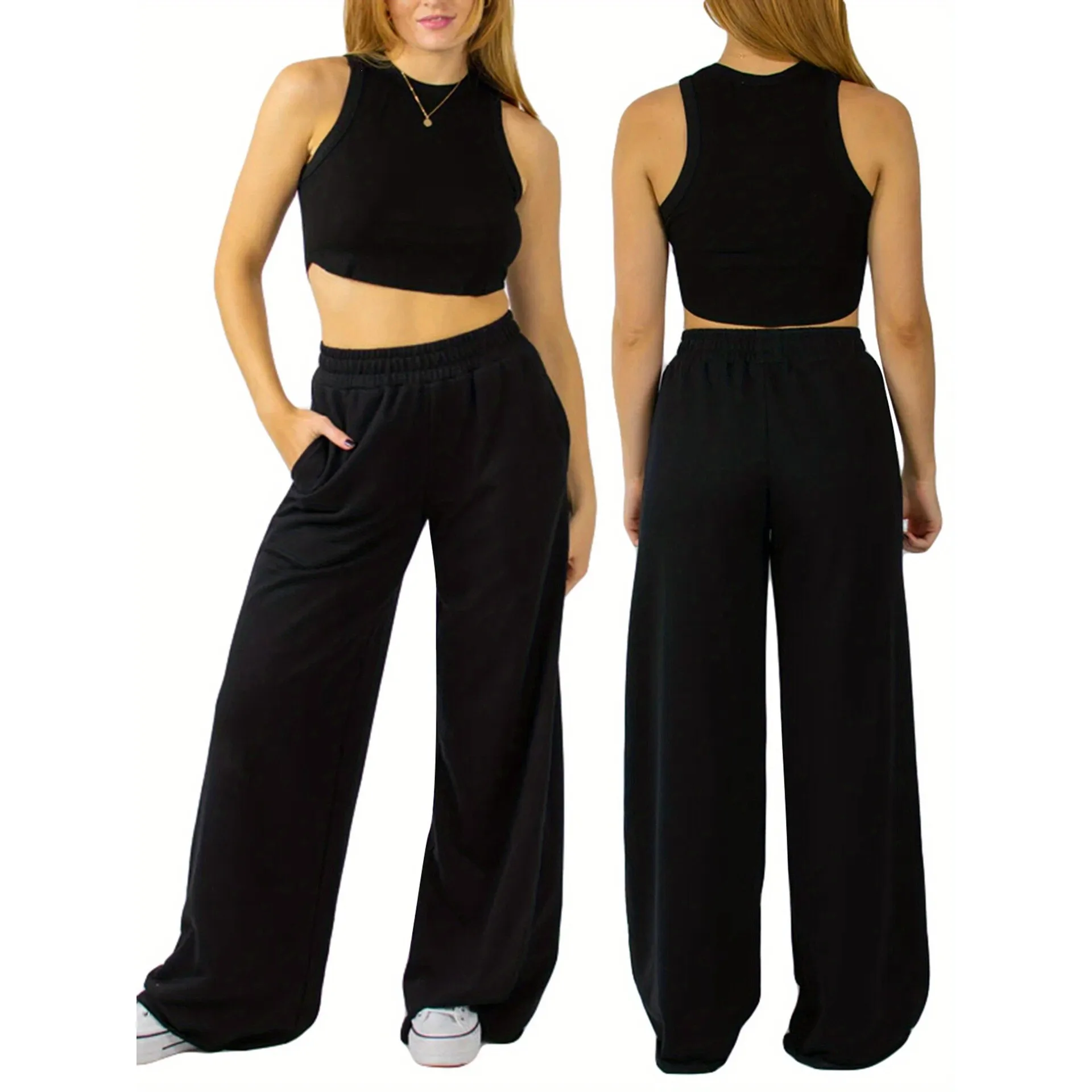 Neutral Style Wide Leg Pants High Waist Harlan Trousers Long Legs Casual Comfortable Women's Fashion Spring Season
Neutral Style Wide Leg Pants High Waist Harlan Trousers Long Legs Casual Comfortable Women's Fashion Spring Season
