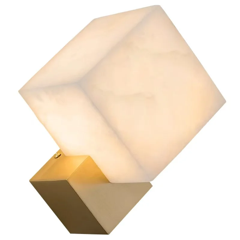 Modern minimalist all-copper natural marble wall lamp designer creative Nordic lamp luxury bedroom bedside lamp
Modern minimalist all-copper natural marble wall lamp designer creative Nordic lamp luxury bedroom bedside lamp
