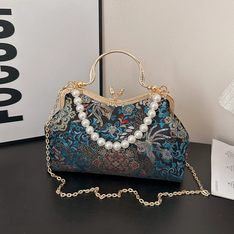 Luxury Designer Handbags Purse Women 2052 Fashion Pearl Chain Crossbody Bag Female Jacquard embroidery Shoulder Bags Tote Clutch
Luxury Designer Handbags Purse Women 2052 Fashion Pearl Chain Crossbody Bag Female Jacquard embroidery Shoulder Bags Tote Clutch