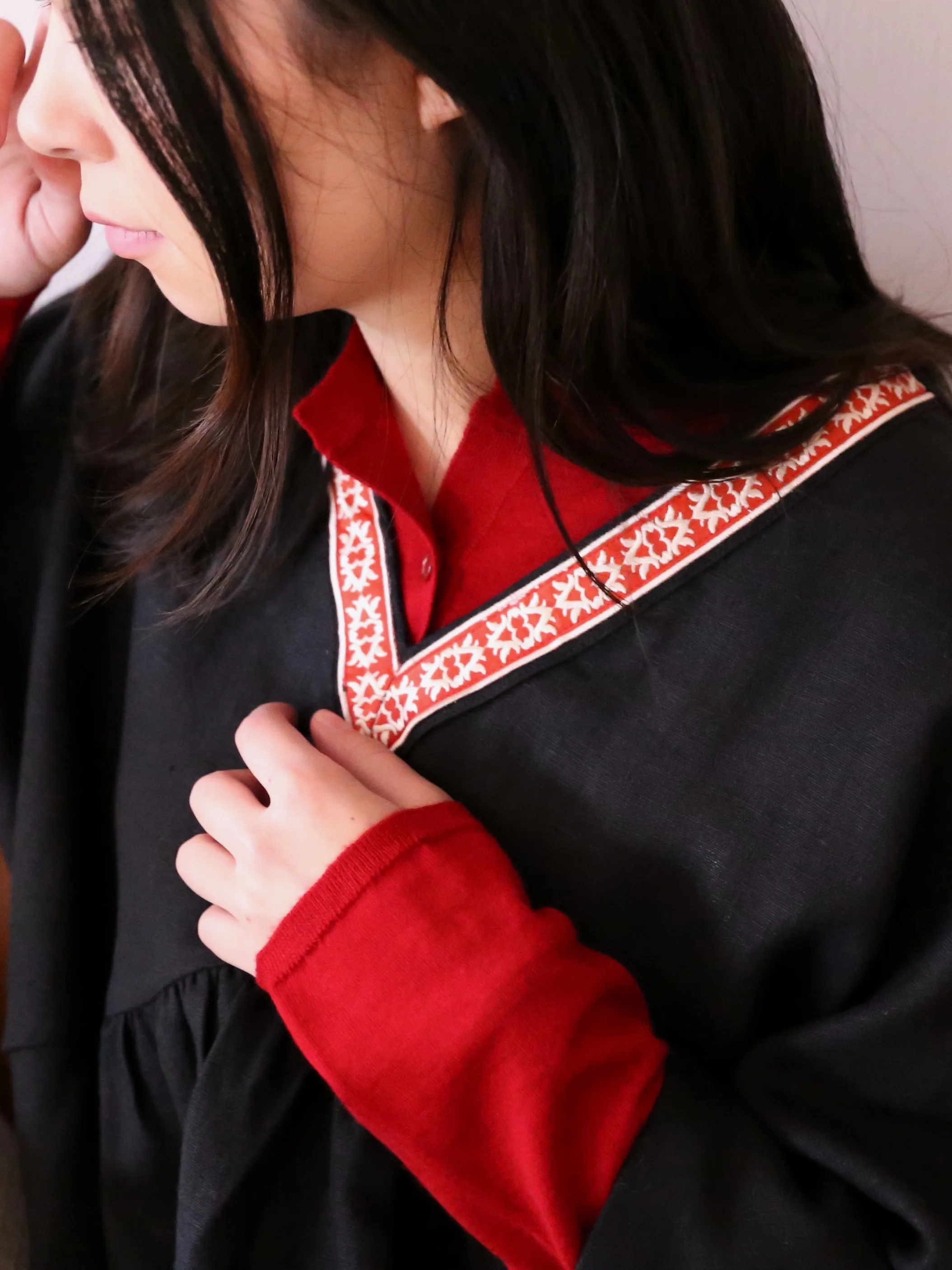 NaiveDays Nordic Sle Loose Fit Large Size V-Ne Embroidered Linen Wide Sve Dr Casual A-Line Skirt for Women
NaiveDays Nordic Sle Loose Fit Large Size V-Ne Embroidered Linen Wide Sve Dr Casual A-Line Skirt for Women