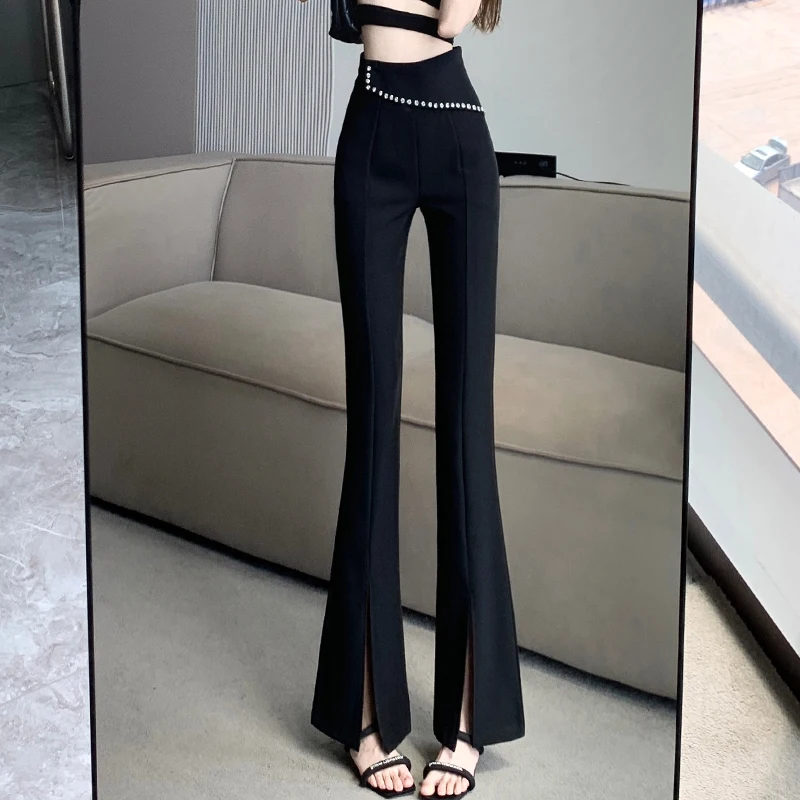 Womens Pants Skinny Trousers for Women Sexy Flare Solid Leggings Clothing Slim High Waist 90s Y2k Streetwear Nylon Cotton Summer
Womens Pants Skinny Trousers for Women Sexy Flare Solid Leggings Clothing Slim High Waist 90s Y2k Streetwear Nylon Cotton Summer
