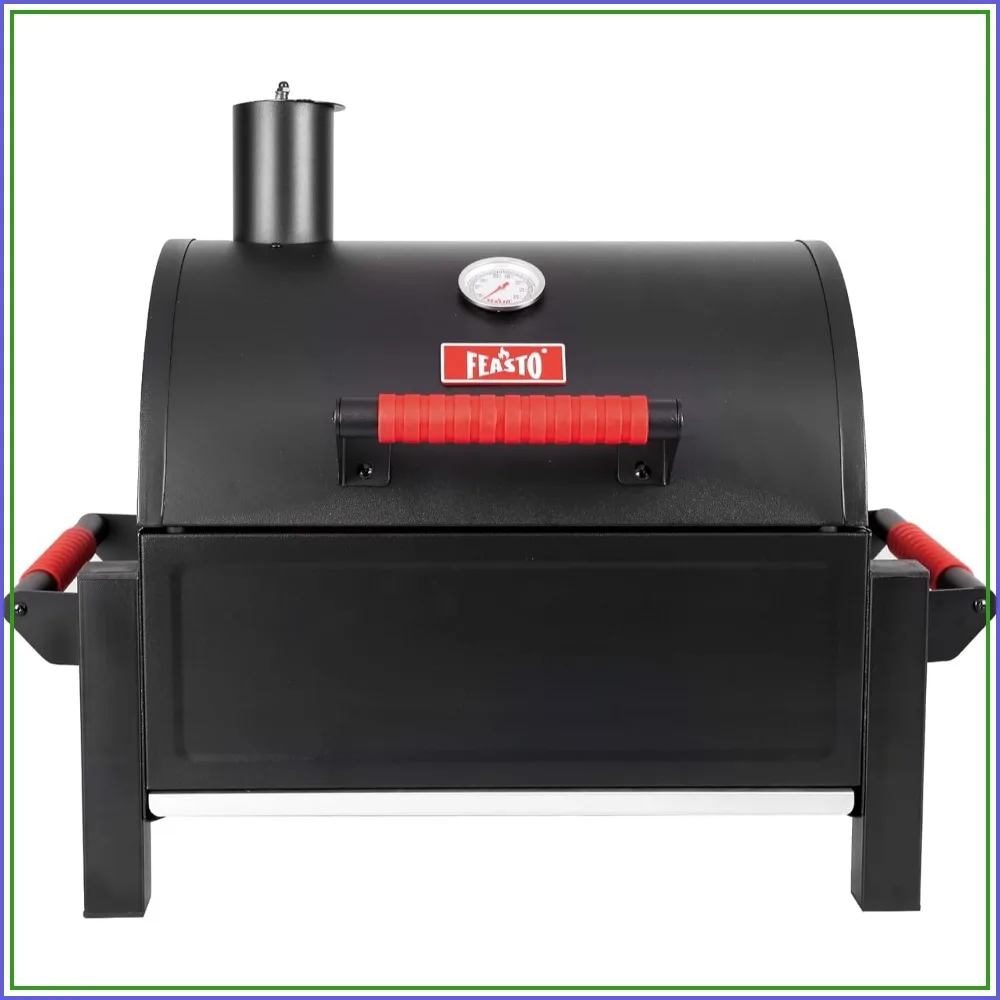 Portable Tabletop Charcoal Grill 354 Sq.In Cooking Area Cast Iron Grates Temp Gauge Small BBQ for Camping Picnic RV Outdoor Patio Grey
Portable Tabletop Charcoal Grill 354 Sq.In Cooking Area Cast Iron Grates Temp Gauge Small BBQ for Camping Picnic RV Outdoor Patio Grey