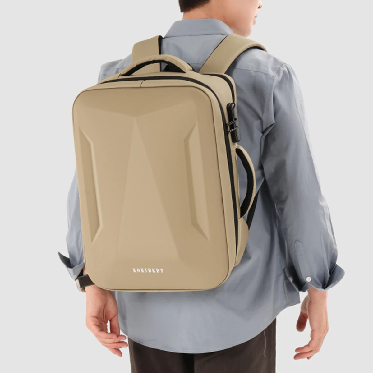 Hard-Shell Weight-Reducing Password Lock Business Backpack for Men, Large-Capacity School Bag for Business Trips, Commuting, Computer Travel Backpack for Women
Hard-Shell Weight-Reducing Password Lock Business Backpack for Men, Large-Capacity School Bag for Business Trips, Commuting, Computer Travel Backpack for Women