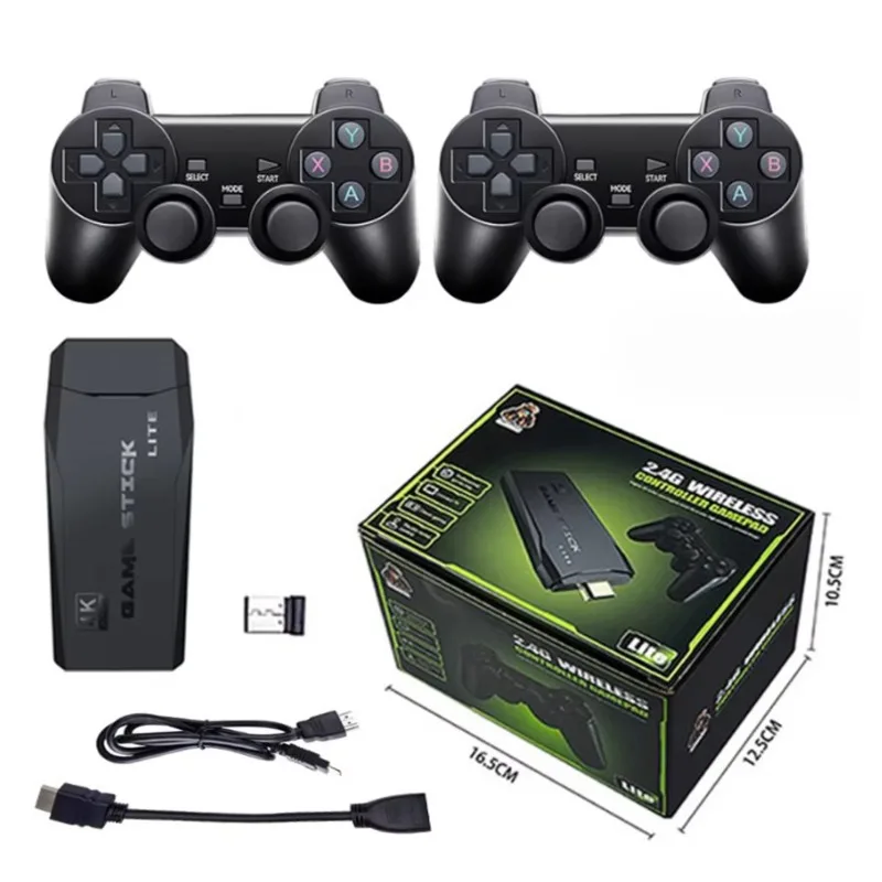 New Lite 4K 64G M8 Game Stick Built-In 10000+ Games TV Retro Game Console With Wireless Controller for Kid Xmas Gift
New Lite 4K 64G M8 Game Stick Built-In 10000+ Games TV Retro Game Console With Wireless Controller for Kid Xmas Gift