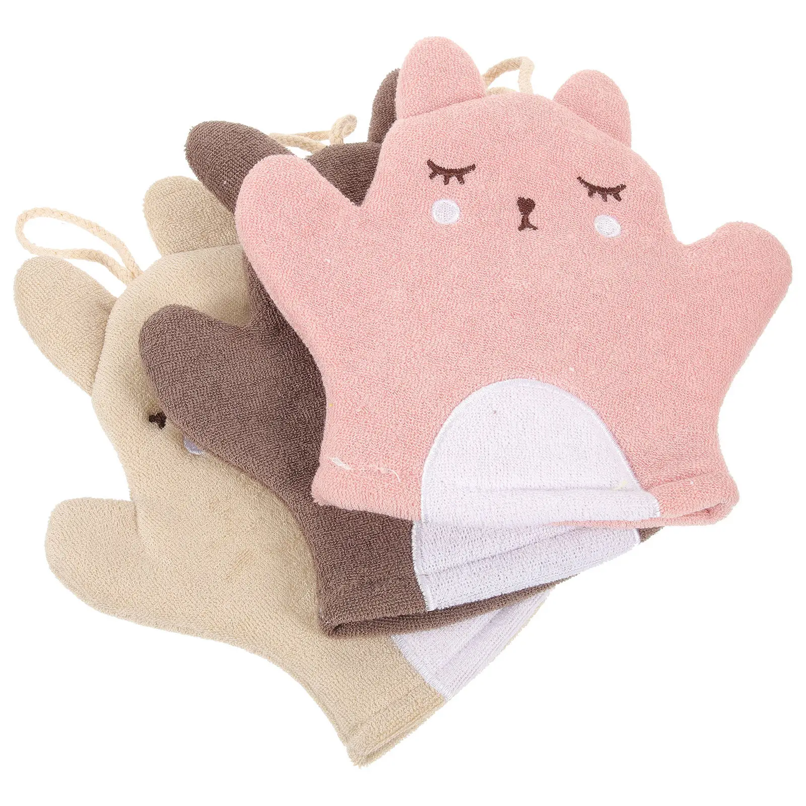 3Pcs Bath Gloves Shower Exfoliating Mitt Body Scrubbing Gloves Reusable Skin Cleaning Bathing Supplies Exfoliating Glove
3Pcs Bath Gloves Shower Exfoliating Mitt Body Scrubbing Gloves Reusable Skin Cleaning Bathing Supplies Exfoliating Glove