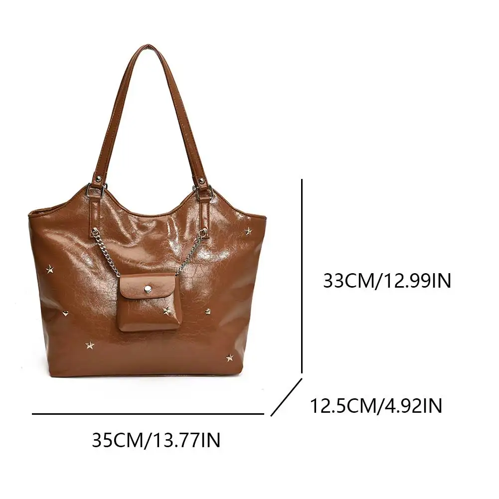 Tote Bag for Women Large Capacity Underarm Bag PU Leather Solid Hobo Purse Hobo Purse Work Shopping Bag
Tote Bag for Women Large Capacity Underarm Bag PU Leather Solid Hobo Purse Hobo Purse Work Shopping Bag