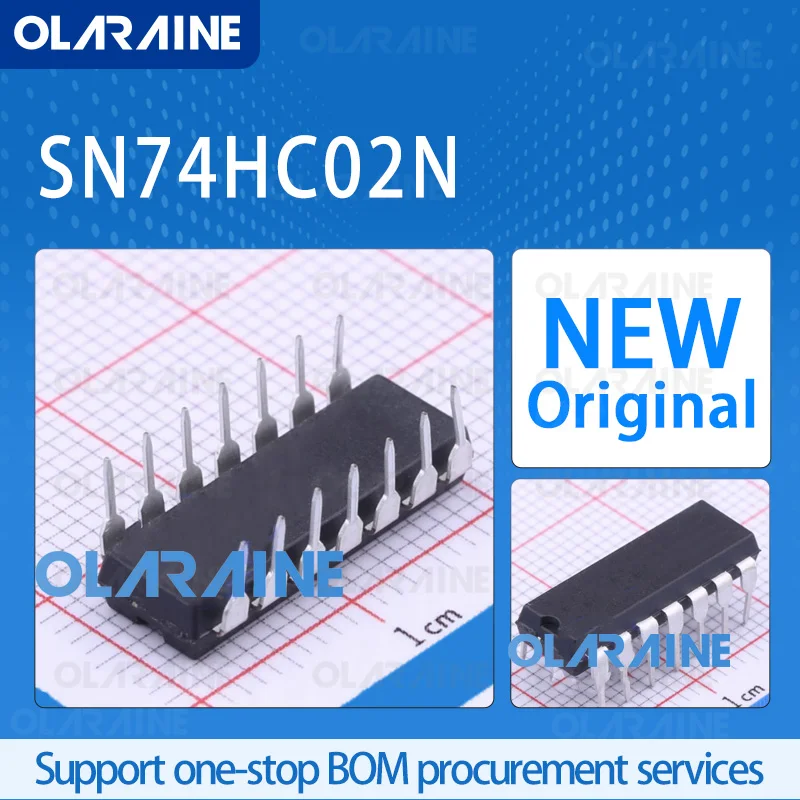 5/10/100Pcs SN74HC02N PDIP-14 original 100% New ic chip Logic gates RoHS 4 Output Supply voltage - 6 V
5/10/100Pcs SN74HC02N PDIP-14 original 100% New ic chip Logic gates RoHS 4 Output Supply voltage - 6 V