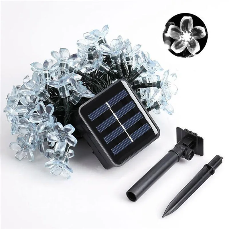 Solar LED Sakura Lights 12M/7M/5M Cherry Blossom String Lights for Patios, Gardens & Outdoor Christmas Lighting Decoration
Solar LED Sakura Lights 12M/7M/5M Cherry Blossom String Lights for Patios, Gardens & Outdoor Christmas Lighting Decoration