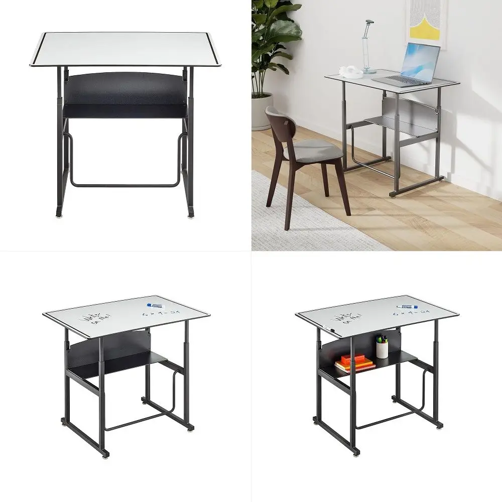 Kids Study Desk and Chair Set, Adjustable Children Study Table with Chair, Kids Wooden Desk with Hutch, Drawers, Book Stand, Wh
Kids Study Desk and Chair Set, Adjustable Children Study Table with Chair, Kids Wooden Desk with Hutch, Drawers, Book Stand, Wh