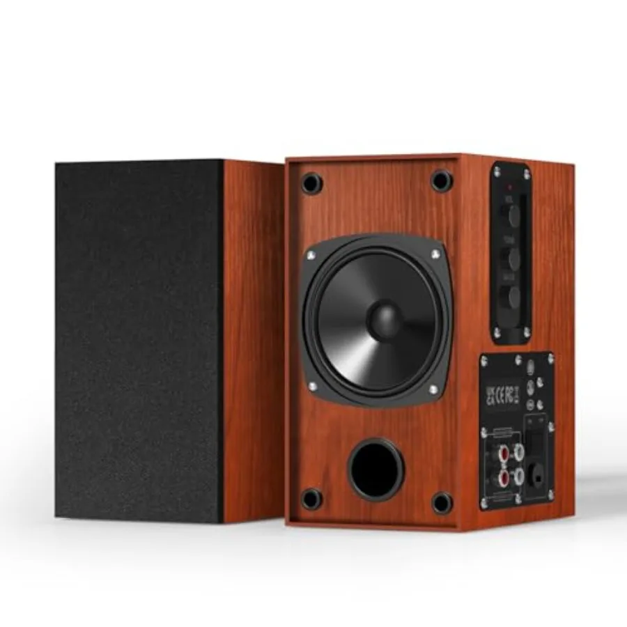 Powered Bookshelf Speakers, 30W X 2 Turntable Speakers with 4 Inch Woofer, Record Player Speakers with AUX Input for PC and TVs
Powered Bookshelf Speakers, 30W X 2 Turntable Speakers with 4 Inch Woofer, Record Player Speakers with AUX Input for PC and TVs
