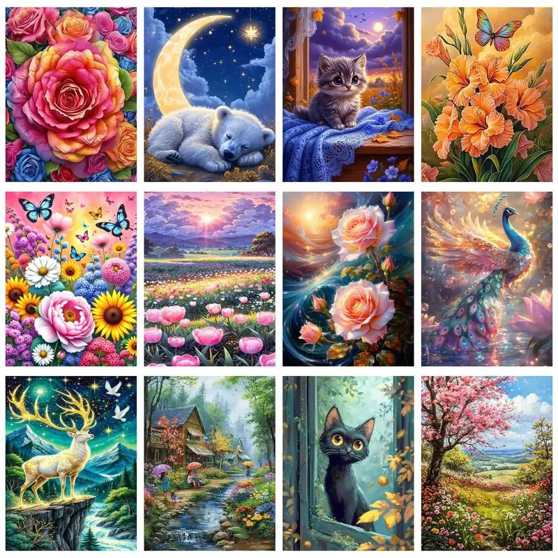 GATYZTORY Painting By Numbers Animal Flower For Adults 50x65cm DIY Room Wall Art Pictures By Number Home Decoration Gift
GATYZTORY Painting By Numbers Animal Flower For Adults 50x65cm DIY Room Wall Art Pictures By Number Home Decoration Gift