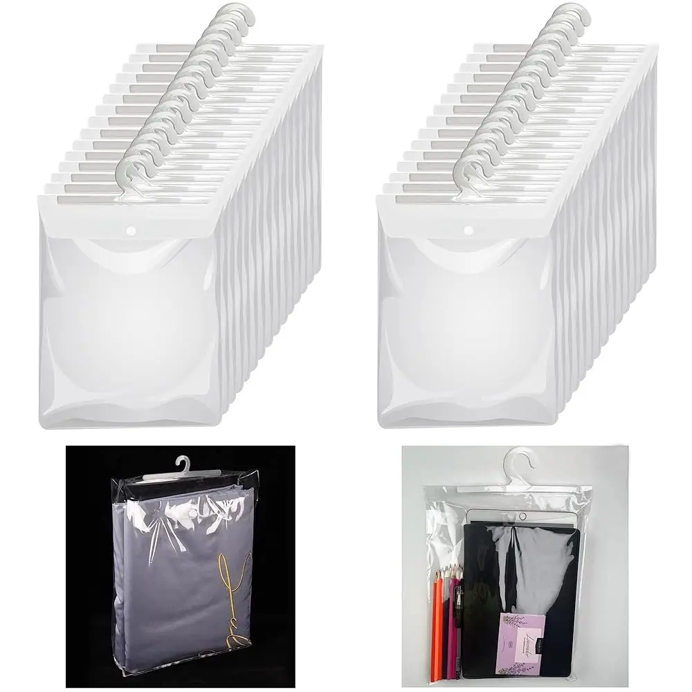 Hanging Storage Bags with Hanger,13\ X11\ Large Hook Hang-Up Clear Plastic Bags,Book Pouch School Supply Kit Classroom Organi
Hanging Storage Bags with Hanger,13\ X11\ Large Hook Hang-Up Clear Plastic Bags,Book Pouch School Supply Kit Classroom Organi
