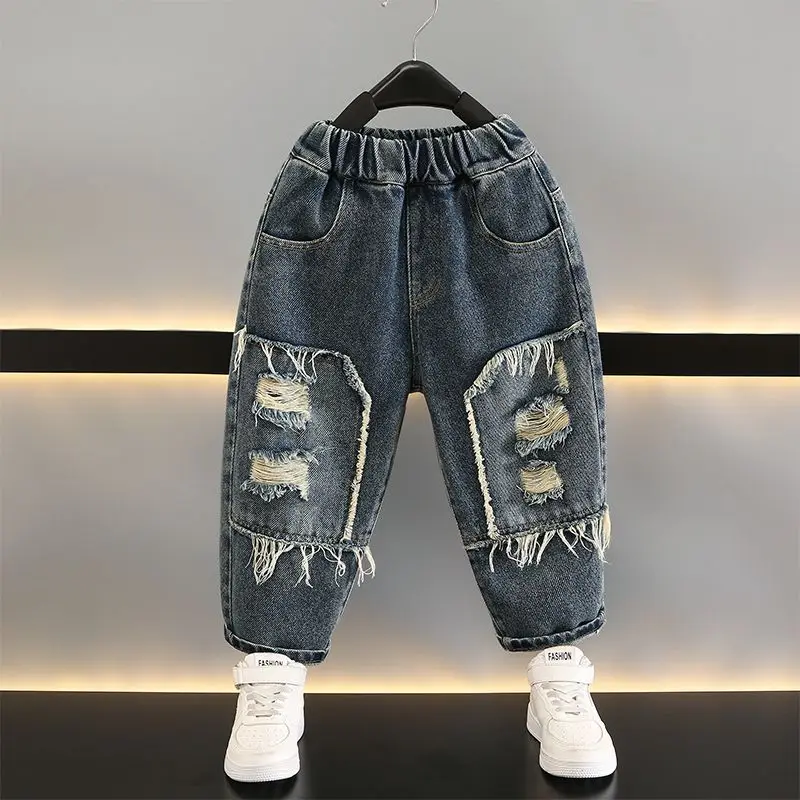 Baby Boy Ripped Jeans 2025 New Style Distressed Long Pants Boys Autumn Fall Trendy Kids Clothing
Baby Boy Ripped Jeans 2025 New Style Distressed Long Pants Boys Autumn Fall Trendy Kids Clothing