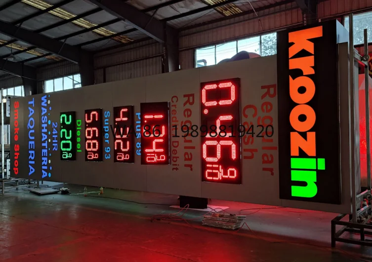 Cheap 7-segment Digital LED Display, Gas Station Standing Column Oil Price Tag, Single Red LED Billboard Price Screen
Cheap 7-segment Digital LED Display, Gas Station Standing Column Oil Price Tag, Single Red LED Billboard Price Screen