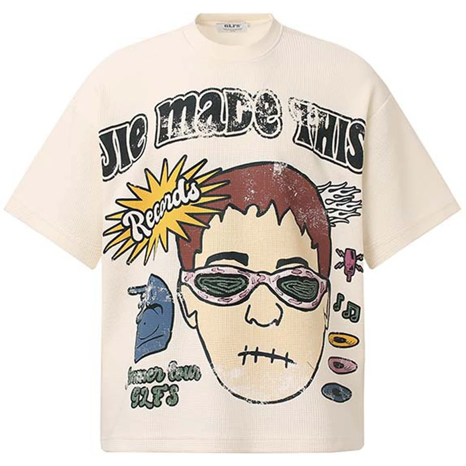 Men's T-shirt Black White Distressed Washed Rivet Color Block Loose Oversized Hip Hop Tshirts Casual Tee Tops
Men's T-shirt Black White Distressed Washed Rivet Color Block Loose Oversized Hip Hop Tshirts Casual Tee Tops