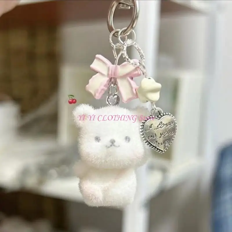 N5KF Adorable Bear Bag Hanging Ornament Charm Bear Rings Portable Accessory Great for Daily Use and Celebrations
N5KF Adorable Bear Bag Hanging Ornament Charm Bear Rings Portable Accessory Great for Daily Use and Celebrations