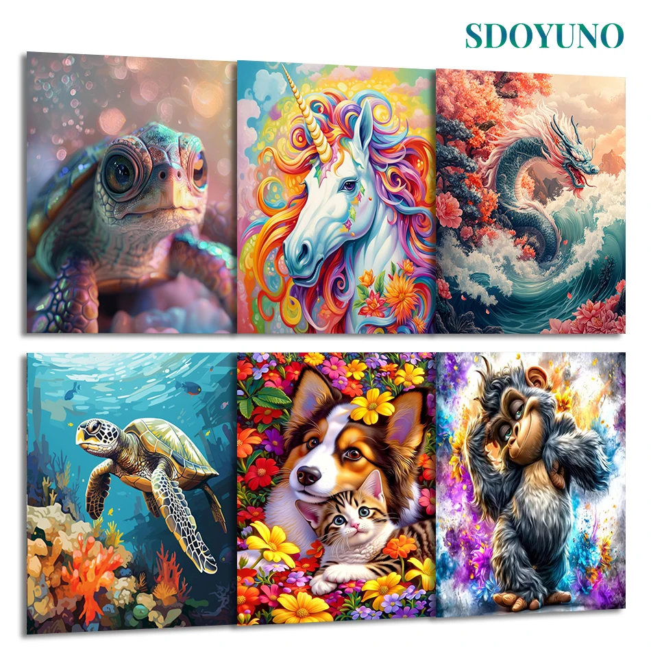 SDOYUNO Painting By Numbers Draw For Adults Animals Decorative Paintings Paint Kit Acrylic Paints Diy Set Framed Wall Art Modern
SDOYUNO Painting By Numbers Draw For Adults Animals Decorative Paintings Paint Kit Acrylic Paints Diy Set Framed Wall Art Modern