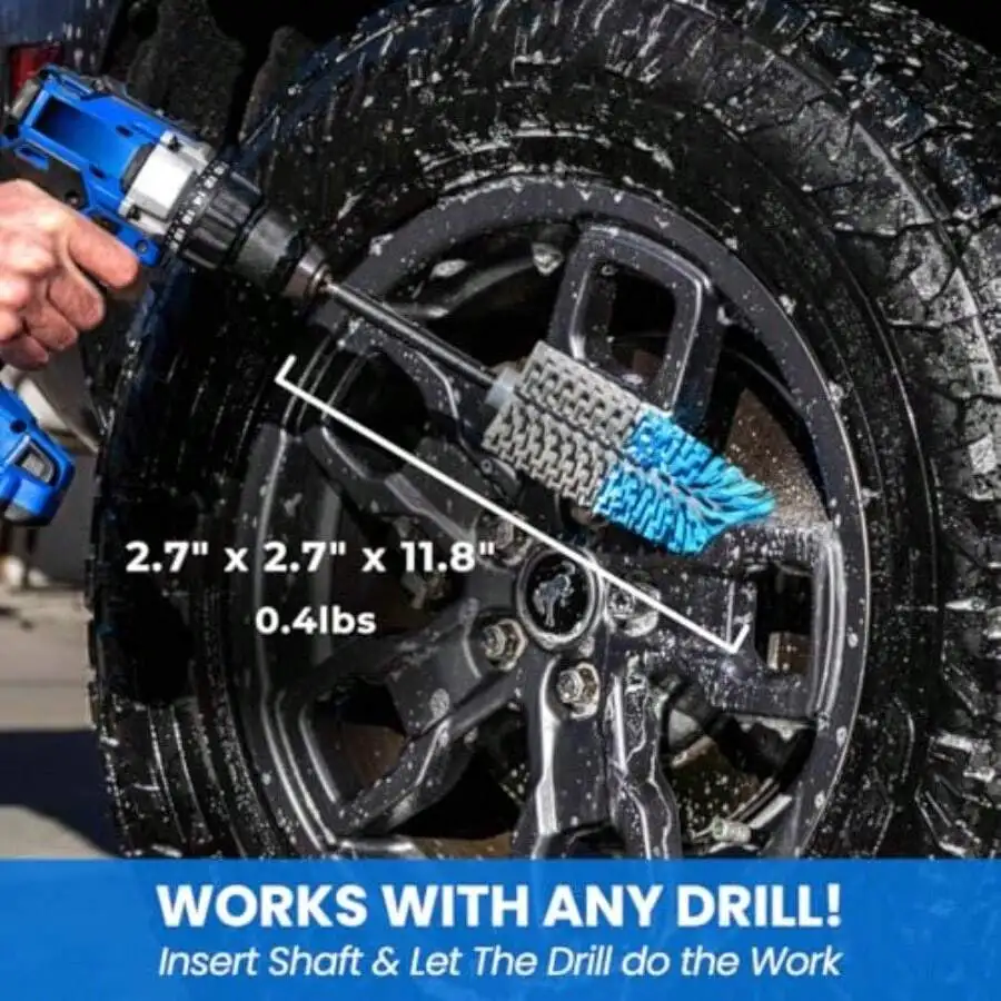 Long Reach Drill Brush Attachment For Car Tires Wheels Engine Bay Exhaust Hard To Reach Areas
Long Reach Drill Brush Attachment For Car Tires Wheels Engine Bay Exhaust Hard To Reach Areas