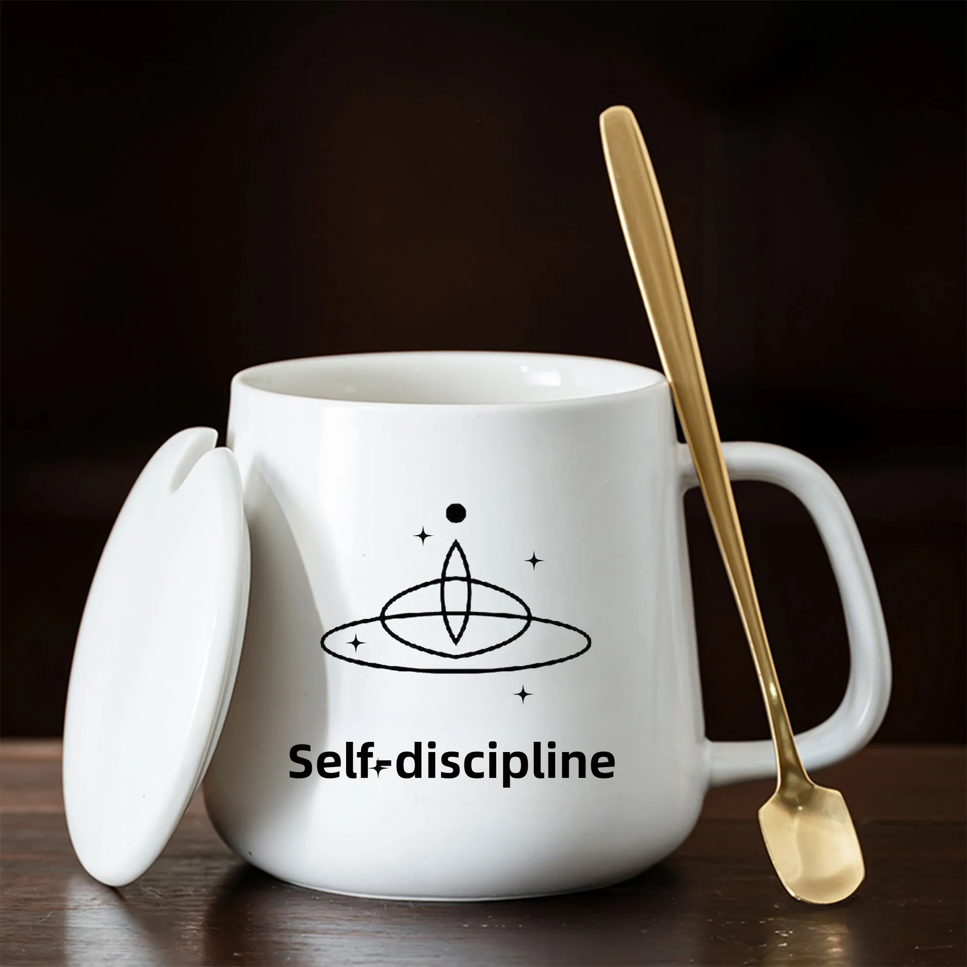 Cerc Cup with Lid Spoon Water Cup Home Use Men's Coffee Cup Women's Gift Dormi Drinking Gift Cup for Men And Women
Cerc Cup with Lid Spoon Water Cup Home Use Men's Coffee Cup Women's Gift Dormi Drinking Gift Cup for Men And Women