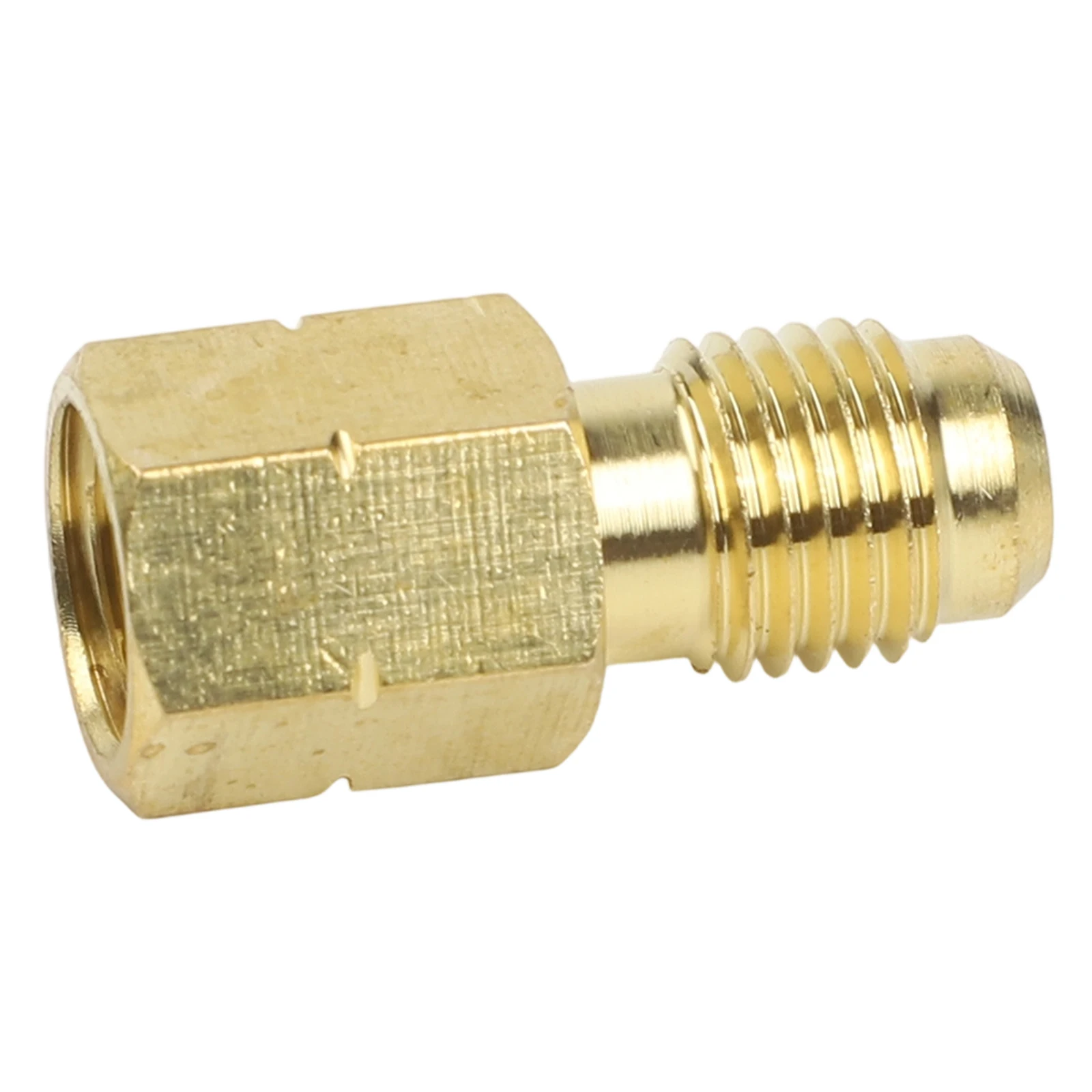 For Mini Split Units Brass Adapter 1 4 SAE Adapter HVAC System Installation Air Conditioning Tool Easy Hand Tightening
For Mini Split Units Brass Adapter 1 4 SAE Adapter HVAC System Installation Air Conditioning Tool Easy Hand Tightening