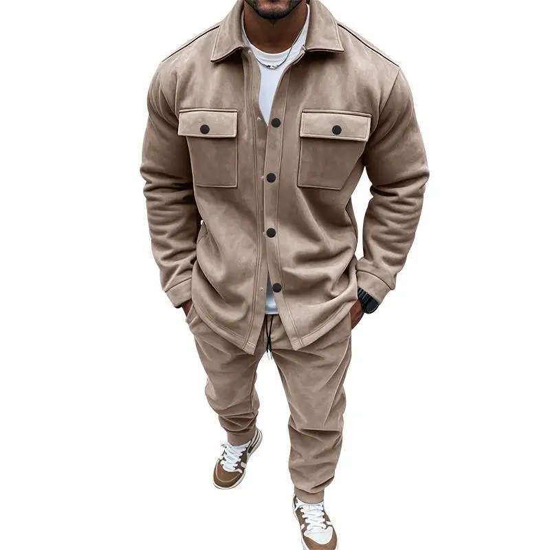 Men's Suede Jacket And Casual Pants Set Autumn Winter Two-Piece Suit Pure Color Male Fashionable Comfortable Breathable Sport...
Men's Suede Jacket And Casual Pants Set Autumn Winter Two-Piece Suit Pure Color Male Fashionable Comfortable Breathable Sport...