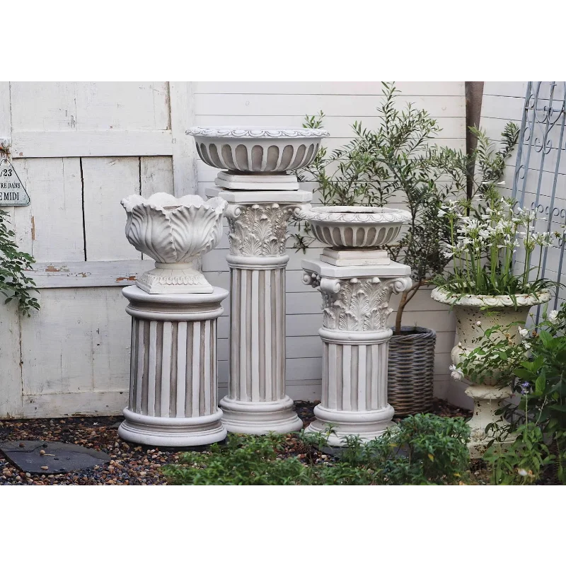 European Roman column flower pot base balcony garden courtyard landscaping decorative ornament retro
European Roman column flower pot base balcony garden courtyard landscaping decorative ornament retro
