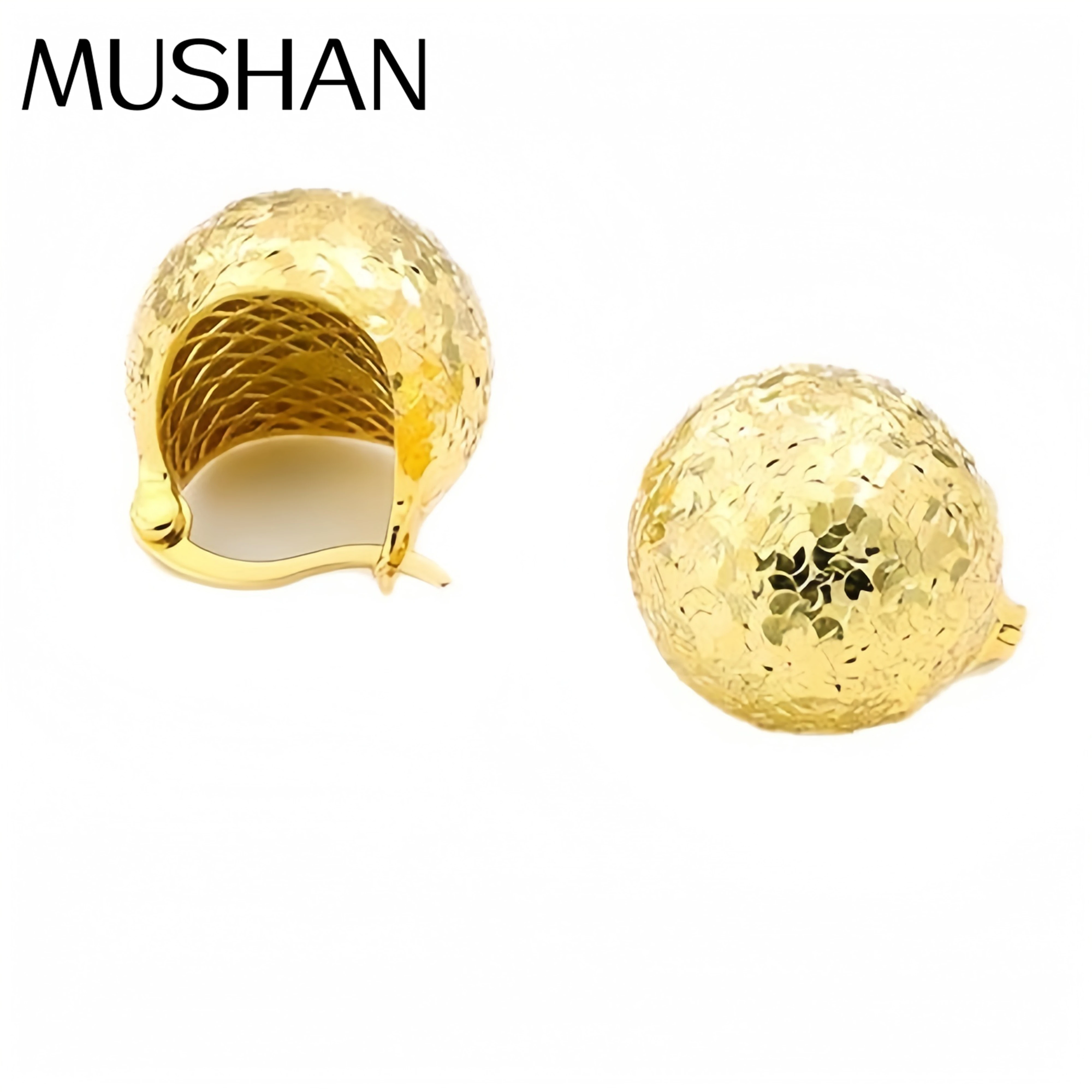 MuShan Luxury Brand Lrregular Bulb Pinecone Earrings Ear Studs Brushed Gold 18K Gold Plated 925 Sterling Silver Stud Earrings
MuShan Luxury Brand Lrregular Bulb Pinecone Earrings Ear Studs Brushed Gold 18K Gold Plated 925 Sterling Silver Stud Earrings