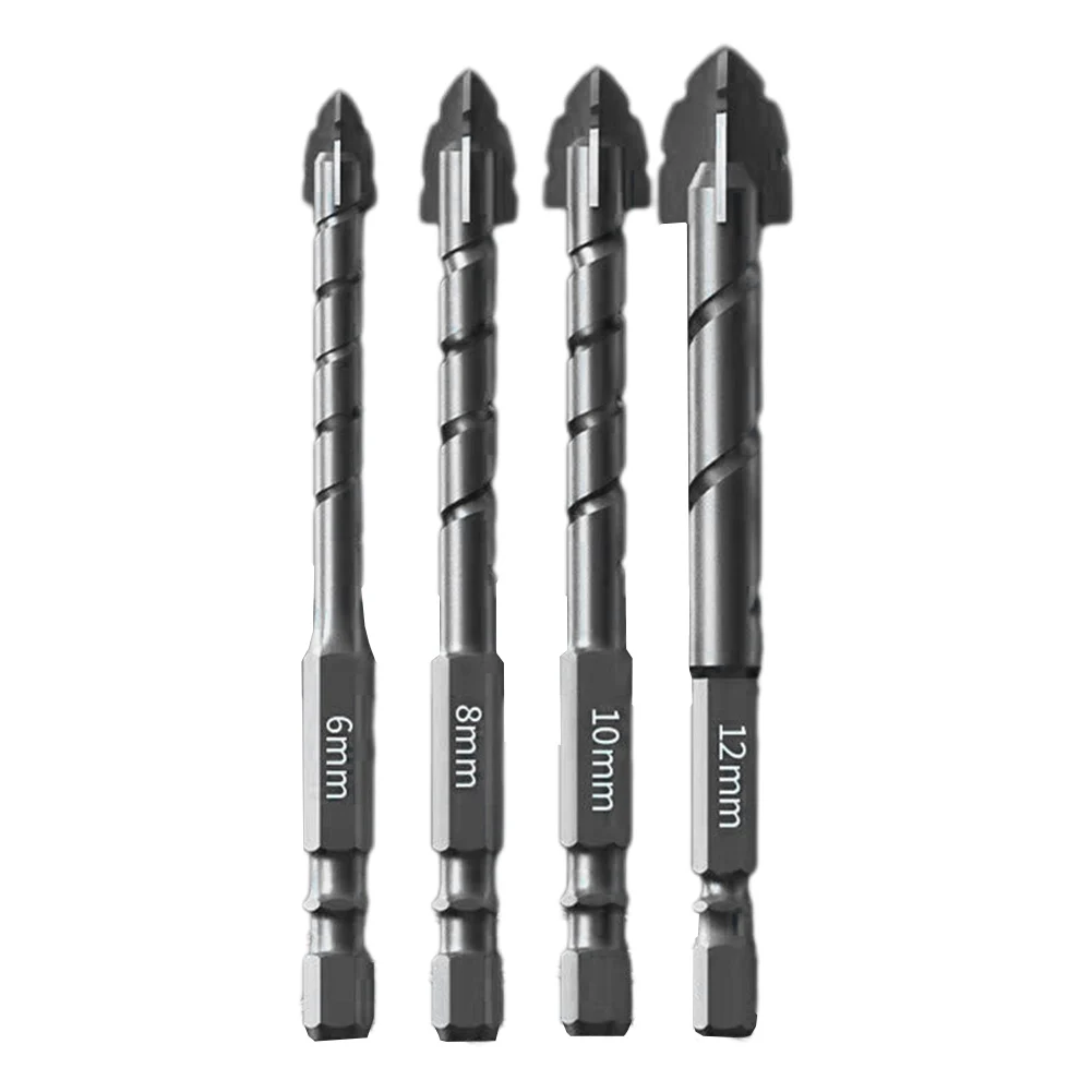 4pcs Eccentric Drill Bit Triangular Spiral Glass Tile Drilling Bit Punching Rock Slab 1/4 Inches Shank Triangle Drill Bit
4pcs Eccentric Drill Bit Triangular Spiral Glass Tile Drilling Bit Punching Rock Slab 1/4 Inches Shank Triangle Drill Bit