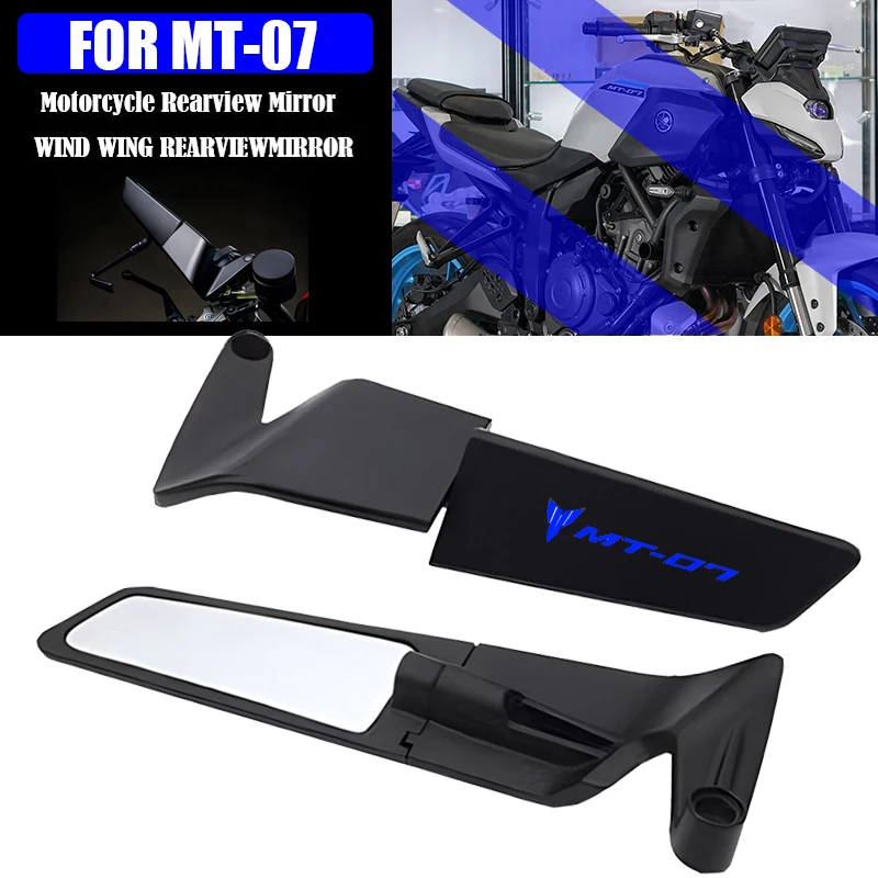 Motorcycle Mirrors Stealth Winglets Mirror Kits Adjustable Mirrors Accessories For YAMAHA MT07 MT-07 MT 07 2018-2023 2024 2025
Motorcycle Mirrors Stealth Winglets Mirror Kits Adjustable Mirrors Accessories For YAMAHA MT07 MT-07 MT 07 2018-2023 2024 2025