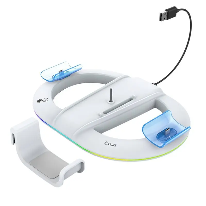 Ipega Gamepad Holder For Ps5slim Game Console Universal Model With Ambient Light Ring Upright Stand Block With Headset Hanger
Ipega Gamepad Holder For Ps5slim Game Console Universal Model With Ambient Light Ring Upright Stand Block With Headset Hanger