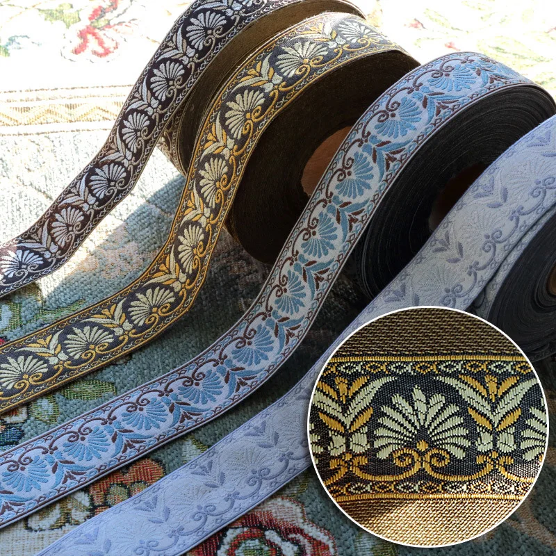 35/60mm Width Polyester Ethnic Embroidery Lace Trim Vintage Fabric Ribbon DIY Clothes Bag Curtain Sewing Crafts Accessory
35/60mm Width Polyester Ethnic Embroidery Lace Trim Vintage Fabric Ribbon DIY Clothes Bag Curtain Sewing Crafts Accessory
