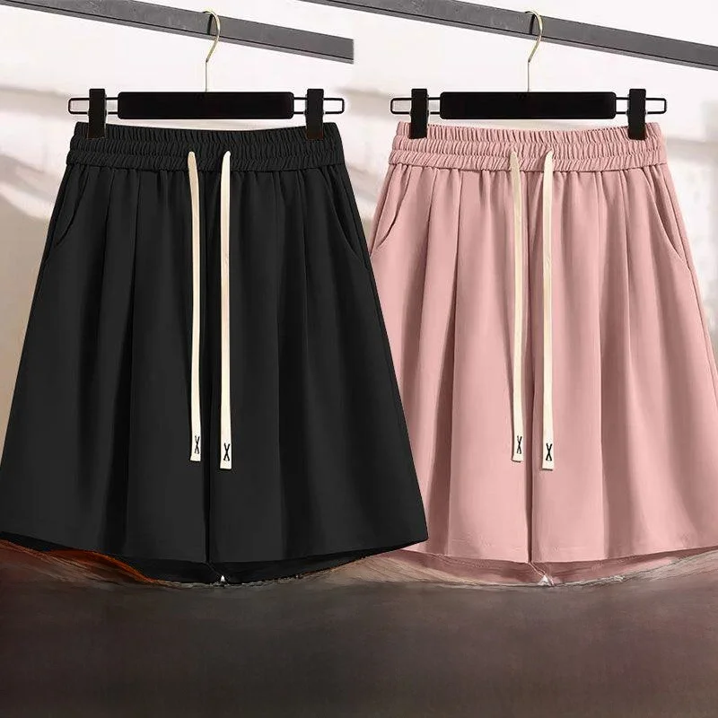 High Waist Sporty Casual Women's Short Pants Single Two-Piece Loose Wide Leg Suit Pants Slimming Five-Quarter Length
High Waist Sporty Casual Women's Short Pants Single Two-Piece Loose Wide Leg Suit Pants Slimming Five-Quarter Length