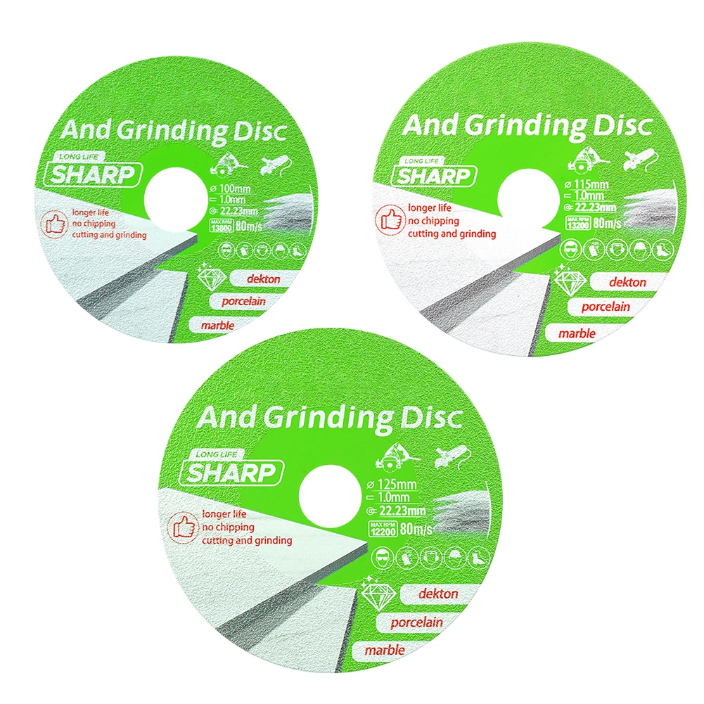 Glass Cutting Disc Multi-Function Flat Angle Grinder Blade Portable Diamond Grinding Disc for Marble Quartz Ceramic Glass
Glass Cutting Disc Multi-Function Flat Angle Grinder Blade Portable Diamond Grinding Disc for Marble Quartz Ceramic Glass