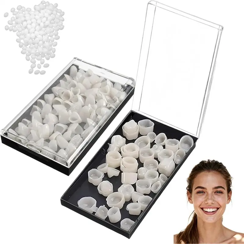 Veneers& For Teeth Covers 120Pcs Temporary Crowns, 70 Front For Teeth+ 50 Back Tooth Caps, Tooth Repair Kit
Veneers& For Teeth Covers 120Pcs Temporary Crowns, 70 Front For Teeth+ 50 Back Tooth Caps, Tooth Repair Kit