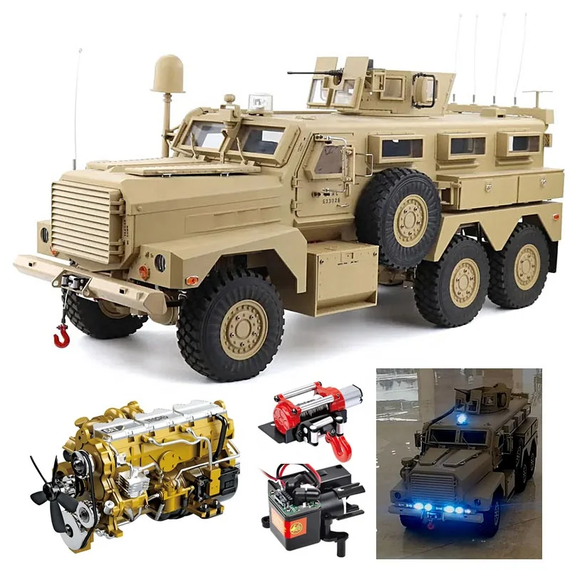 HengGuan TRASPED HG P602 Upgraded 1/12 6X6 Explosion Truck U.S Military HG-P602 PRO 2.4G 6WD 16CH Electric RC Model Car Vehicle
HengGuan TRASPED HG P602 Upgraded 1/12 6X6 Explosion Truck U.S Military HG-P602 PRO 2.4G 6WD 16CH Electric RC Model Car Vehicle