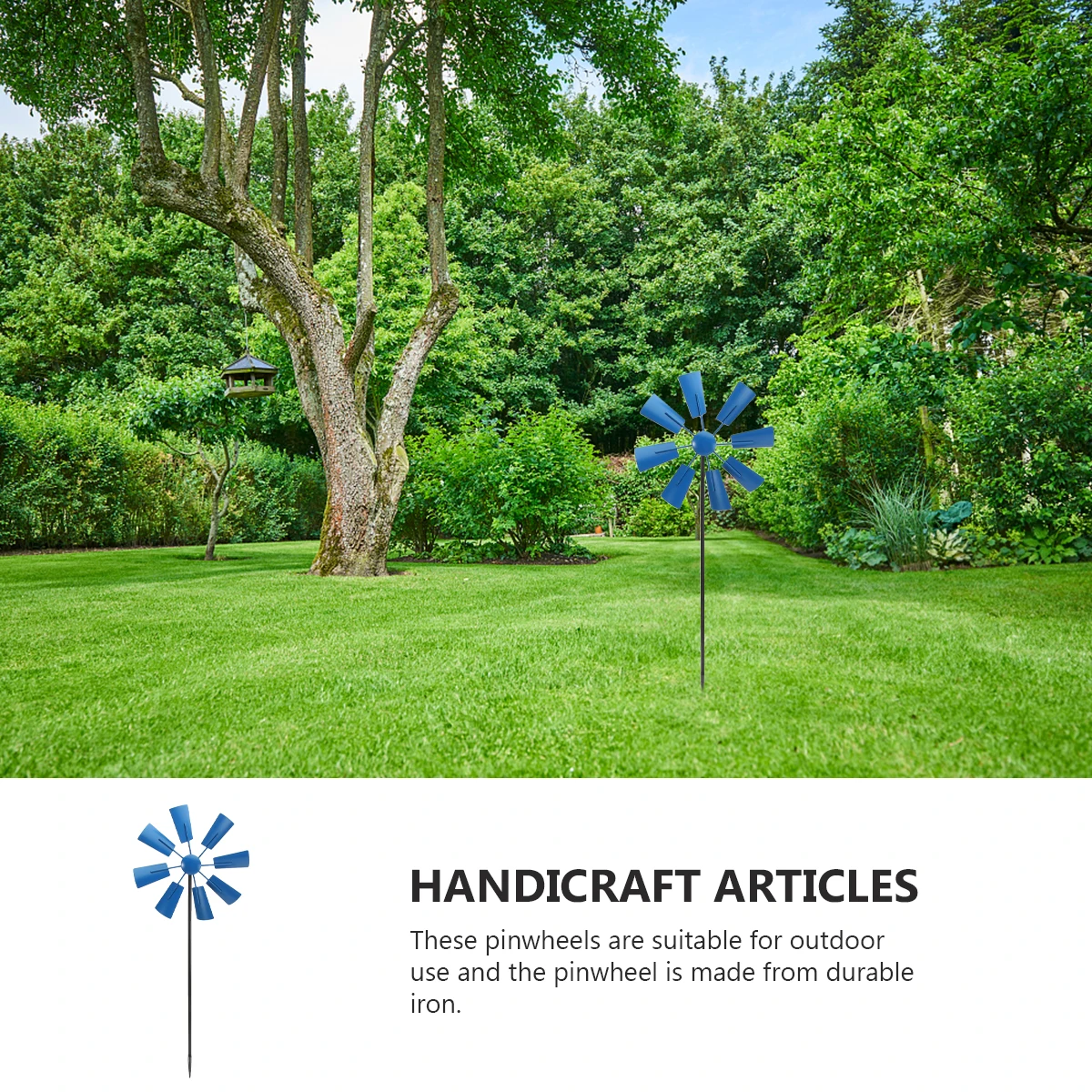 Iron Windmill Blue Rotating Pinwheel Yard nament Garden Plug Plug In Windmill in Outdoor Figurines
Iron Windmill Blue Rotating Pinwheel Yard nament Garden Plug Plug In Windmill in Outdoor Figurines