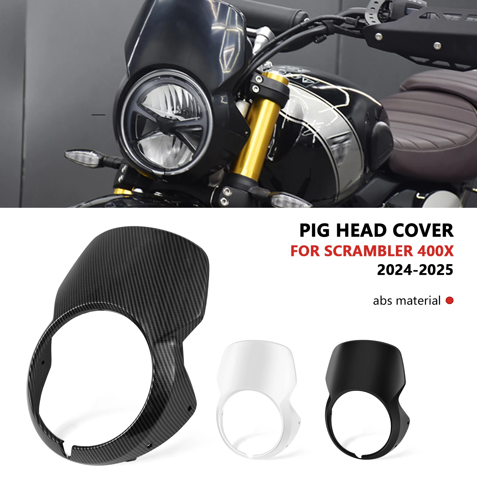 Для Scrambler 400X Scrambler 400X 2024 2025 защитная крышка лобового стекла мотоцикла, дефлектор, спойлер, обтекатель фар
Для Scrambler 400X Scrambler 400X 2024 2025 защитная крышка лобового стекла мотоцикла, дефлектор, спойлер, обтекатель фар