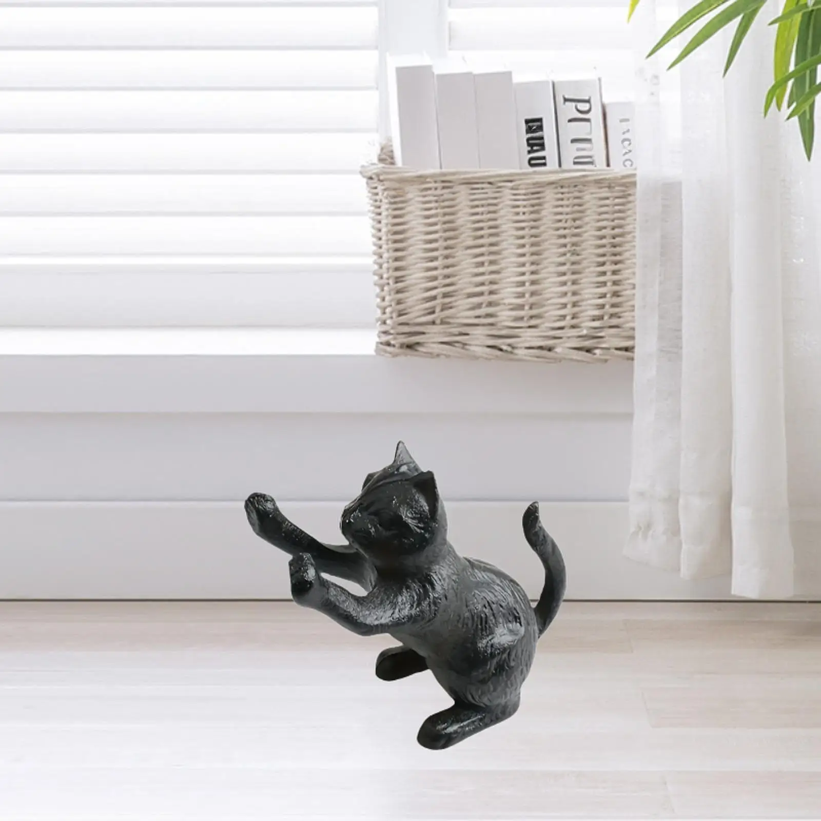 Decorative Cat Bookend Unique Desktop Storage Decoration Figurine Cast Iron for Shelf Library Bookcase Living Room Decor
Decorative Cat Bookend Unique Desktop Storage Decoration Figurine Cast Iron for Shelf Library Bookcase Living Room Decor