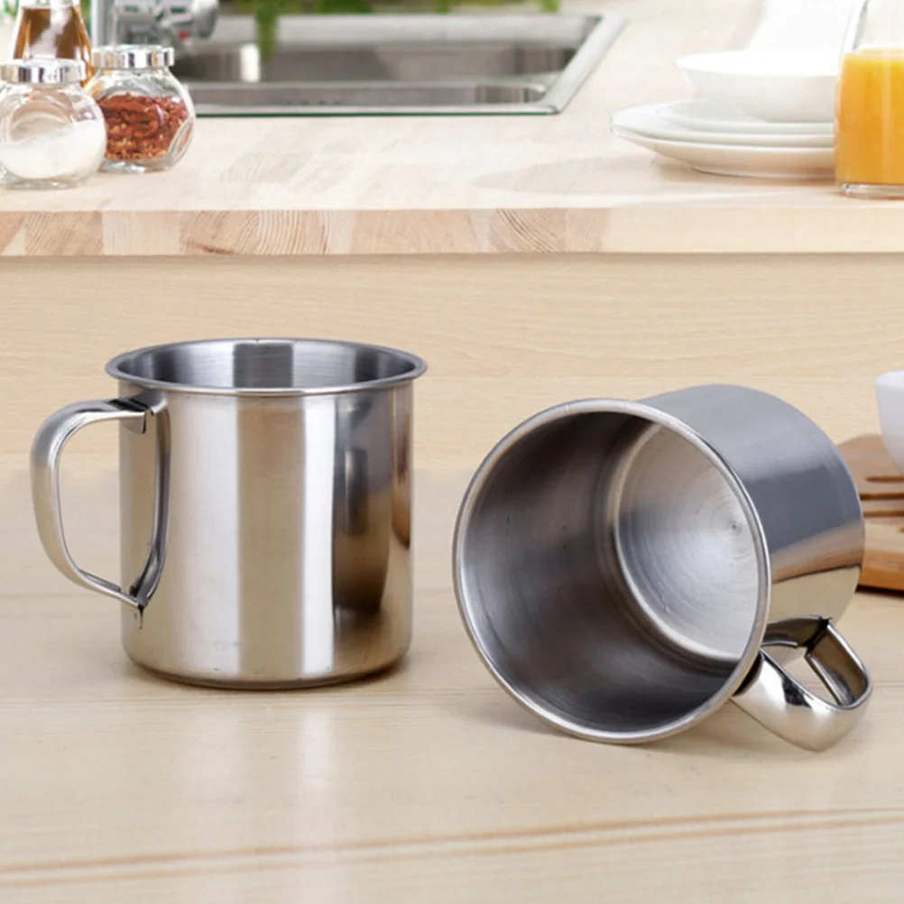 2 Pcs Stainless Steel Water Cup Kindergarten for Camping Multipurpose Mug Cups Goblets Coffee Drinking Tumbler
2 Pcs Stainless Steel Water Cup Kindergarten for Camping Multipurpose Mug Cups Goblets Coffee Drinking Tumbler