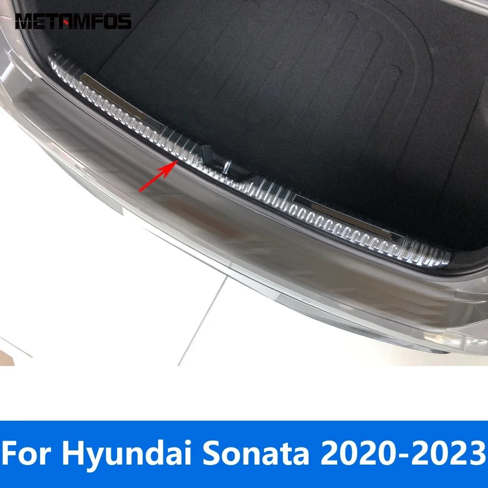 For Hyundai Sonata 2020-2022 2023 Interior Rear Trunk Bumper Foot Plate Tailgate Door Sill Scuff Guard Accessories Car Styling
For Hyundai Sonata 2020-2022 2023 Interior Rear Trunk Bumper Foot Plate Tailgate Door Sill Scuff Guard Accessories Car Styling