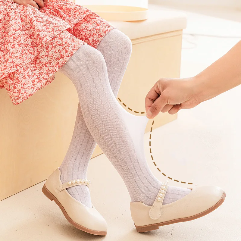 Girls Pantyhose Thin Breathable Kids Tights Children Dress Cotton Soft Wide Stripe White Princess Hollow Mesh Fashion Stockings
Girls Pantyhose Thin Breathable Kids Tights Children Dress Cotton Soft Wide Stripe White Princess Hollow Mesh Fashion Stockings